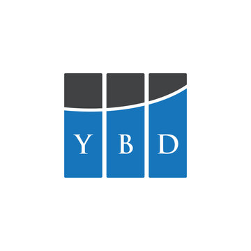 YBD letter logo design on white background. YBD creative initials letter logo concept. YBD letter design.