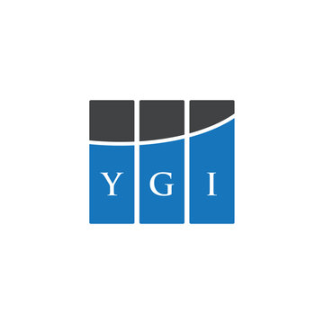 YGI letter logo design on white background. YGI creative initials letter logo concept. YGI letter design.