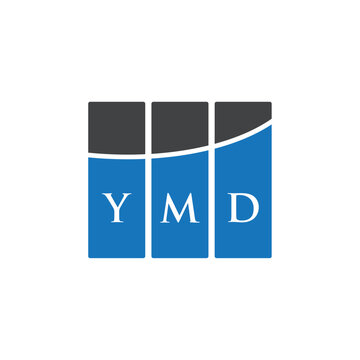 YMD letter logo design on white background. YMD creative initials letter logo concept. YMD letter design.