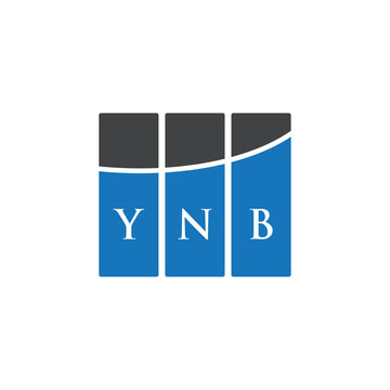 YNB letter logo design on white background. YNB creative initials letter logo concept. YNB letter design.