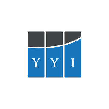 YYI letter logo design on white background. YYI creative initials letter logo concept. YYI letter design.