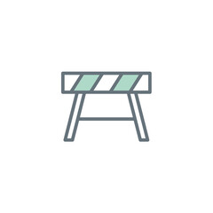 construction fence icon