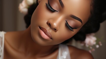 Radiant Bride: Beautiful Makeup with Shimmers and Pastel Hues - Full Face Makeup, Eye Makeup, Bridal, Bride, Wedding, Wedding Dress, Veil, Mascara, Eyeliner, Eyeshadow, Lipstick, Bronzer, Highlighter