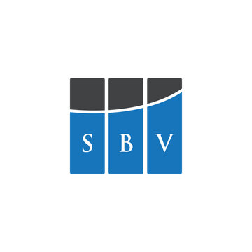 SBV letter logo design on white background. SBV creative initials letter logo concept. SBV letter design.