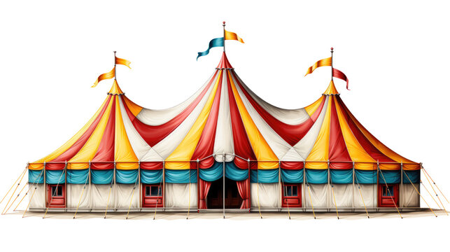 circus tent in the circus