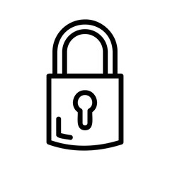 padlock sheild protect e commerce outline
