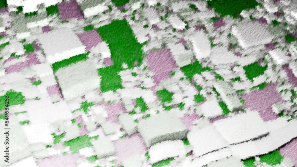 Fototapete light background with purple and green shades. motion. squares and rectangles of different sizes mad