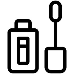 Obraz premium lip gloss icon illustration