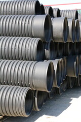 Drainage Corrugated Pipe Land Drainage Pipe, Manufacture of plastic water pipes factory.