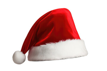 This Santa Claus hat icon is one of the symbolic elements of Christmas, representing joy and hope. This hat is used for various purposes, including Christmas parties, decorations, cards, Generative AI