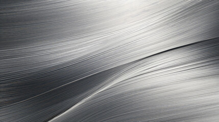 Modern metallic texture with a sleek brushed steel finish. Texture for background or backdrop. 