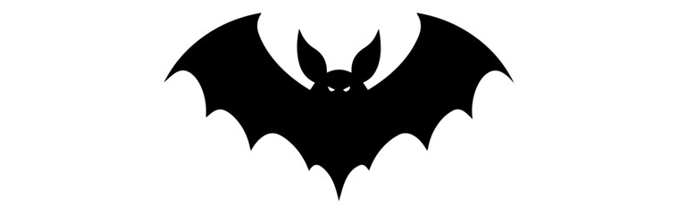 Bat isolated on white background