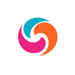 abstract circle logo