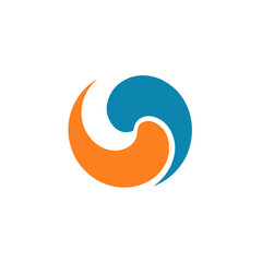 abstract circle logo