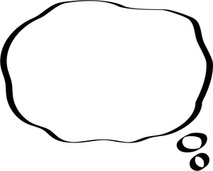 Black and white speech bubble balloon icon sticker memo keyword planner text box banner, flat png transparent element design