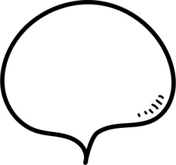 Black and white speech bubble balloon icon sticker memo keyword planner text box banner, flat png transparent element design