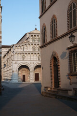 Fototapeta na wymiar Duomo of Lucca, Tuscany, Italy