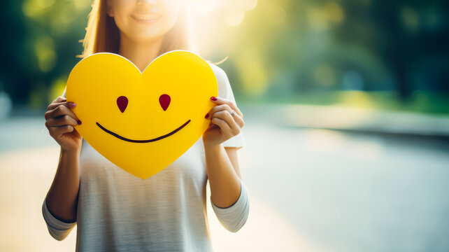 Optimismus und Gute Laune. Generiert mit KI