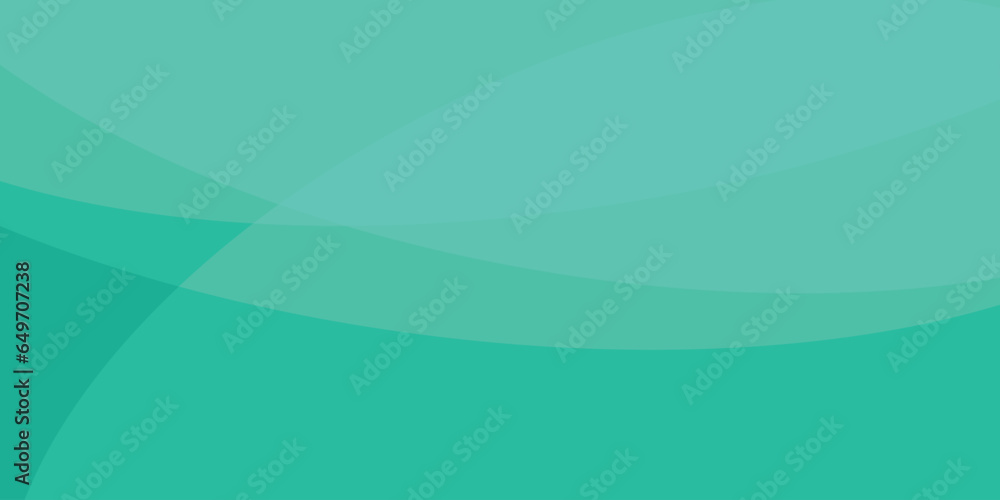 Poster Abstract green light color background. curved line. digital background. curves of color and shape. Dynamic shape composition. Vector illustration