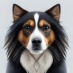 border collie portrait