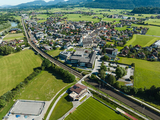 The village of Kuchl in the Tennengau region near Salzburg, Austria