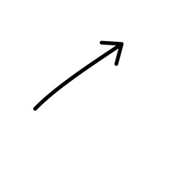 Hand drawn arrow sign