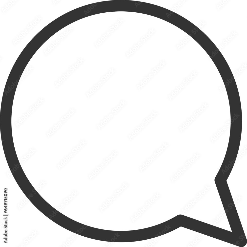 Aufkleber chat icon vector design element. talk bubble speech sign. dialogue balloon.