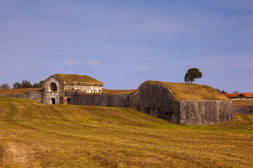 Town of Palmanova defense walls and trenches, Italy