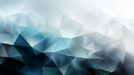 polygonal blue light background abstract triangles innovation page.