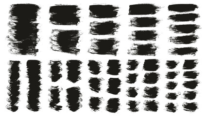 Round Brush Regular Long & Short Background Mix Artist Brush High Detail Abstract Vector Background Mix ULTRA Set 