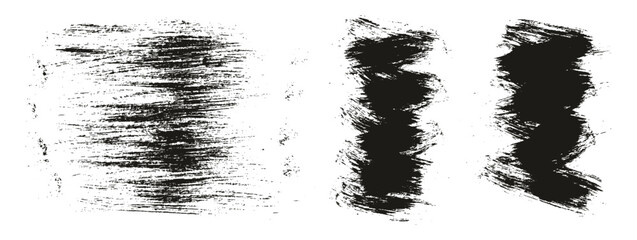 Round Brush Regular Long & Short Background Mix Artist Brush High Detail Abstract Vector Background Mix Set 