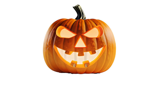 High-Quality Halloween Pumpkin PNG Image, Jack-o'-Lantern Magic 