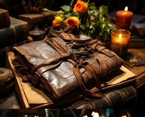 still life with candle