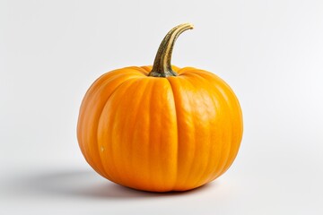 Obraz premium Halloween Pumpkin on White Background