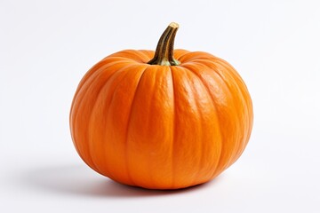 Obraz premium Halloween Pumpkin on White Background