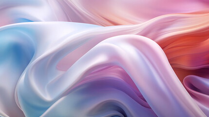 Obraz premium Abstract wave design in blue and purple colors - AI Generated