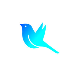 Simple bird logo collection. Monoline bird logo template. bird monogram logo with circle template. trendy bird logo combined with circle.