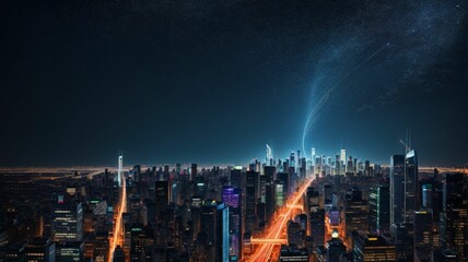 Nightlife in the City: Vector Metropolitan Scene