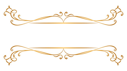 Luxury floral vintage title frame swirl for text border transparent background wedding invitation card