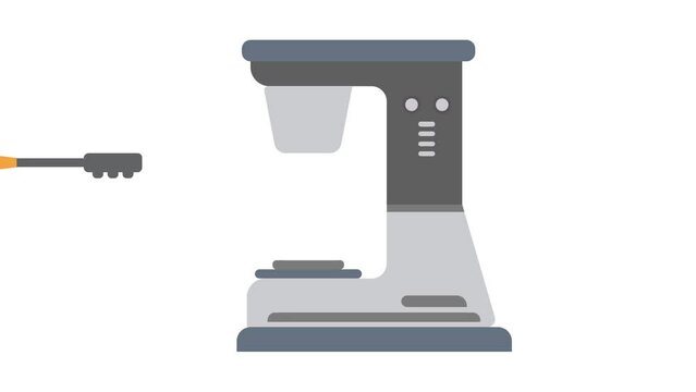 coffee maker  animation footage