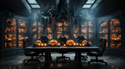 Halloween - Videocall Background Wallpaper 8 - obrazy, fototapety, plakaty