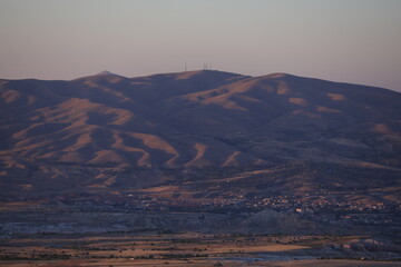 Badlands calanchi Cappadocia, turchia