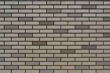 Brick walls of brown brick. Brick wall as background.