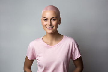 Potrait of a woman fighting cancer