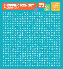 Shopping And Commerce Vector Icon Set