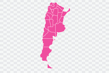 Argentina Map Fuscia Color Background quality files png