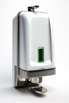 Detailed 3D Model Of A Hand Sanitizing Station Isolated On A White Background 