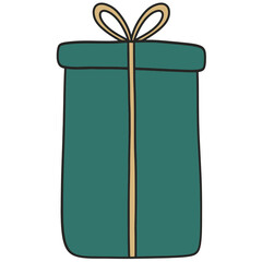 Handdrawn Giftbox Element
