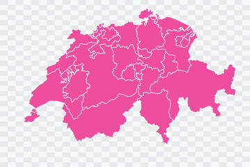 Switzerland Map Fuscia Color Background quality files png