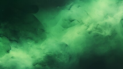 Abstract background with grungy graphics resembling watercolor. green